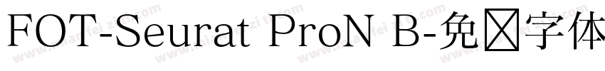 FOT-Seurat ProN B字体转换